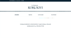 Desktop Screenshot of korukivi.fi